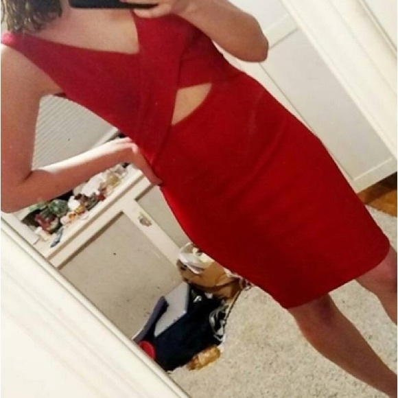 Dynamite Red Dress - size M - Picture 5 of 5